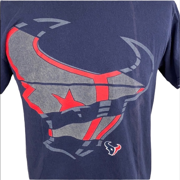 NFL Houston Texans Blue Crew Neck Tee - Picture 2 of 9